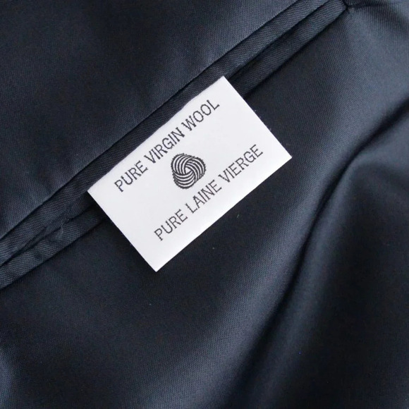 Vintage Austin Reed Navy 100% Wool 2 Button Blazer Sports Coat - Picture 6 of 16